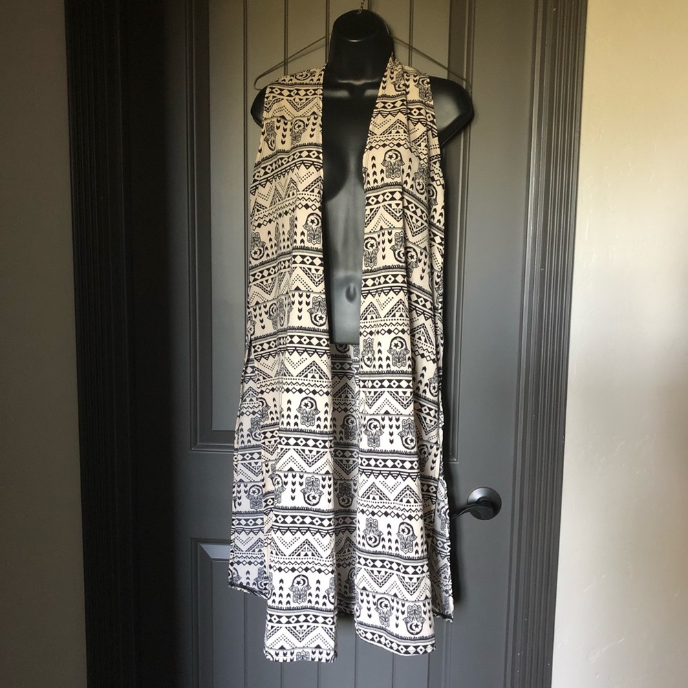 LuLaRoe Long Sleeveless Cardigan Duster Cover up